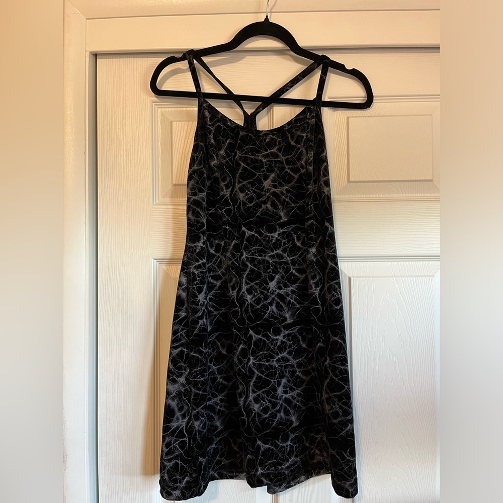 Vintage Y2K velour mini dress